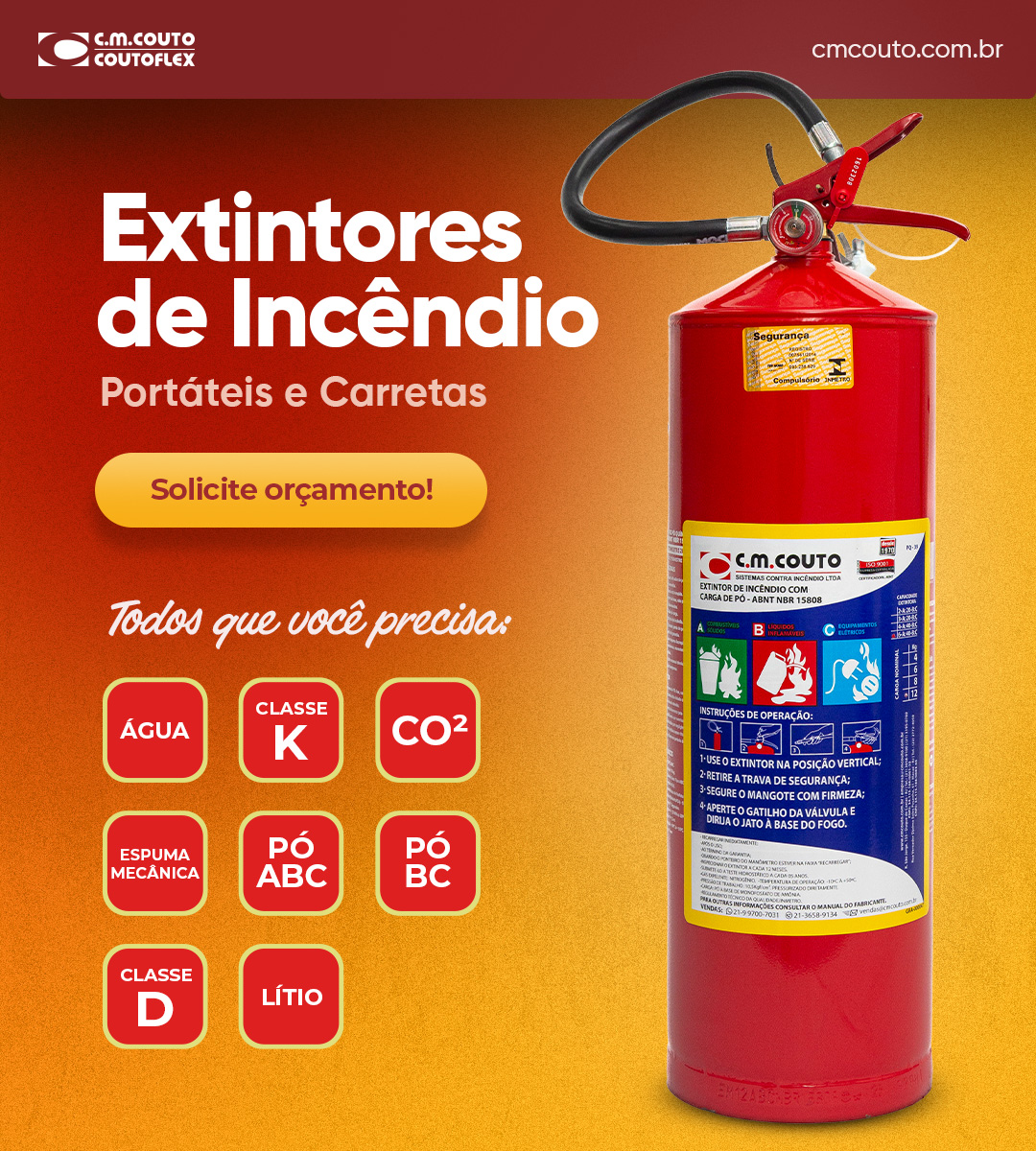8 Produto Extintores