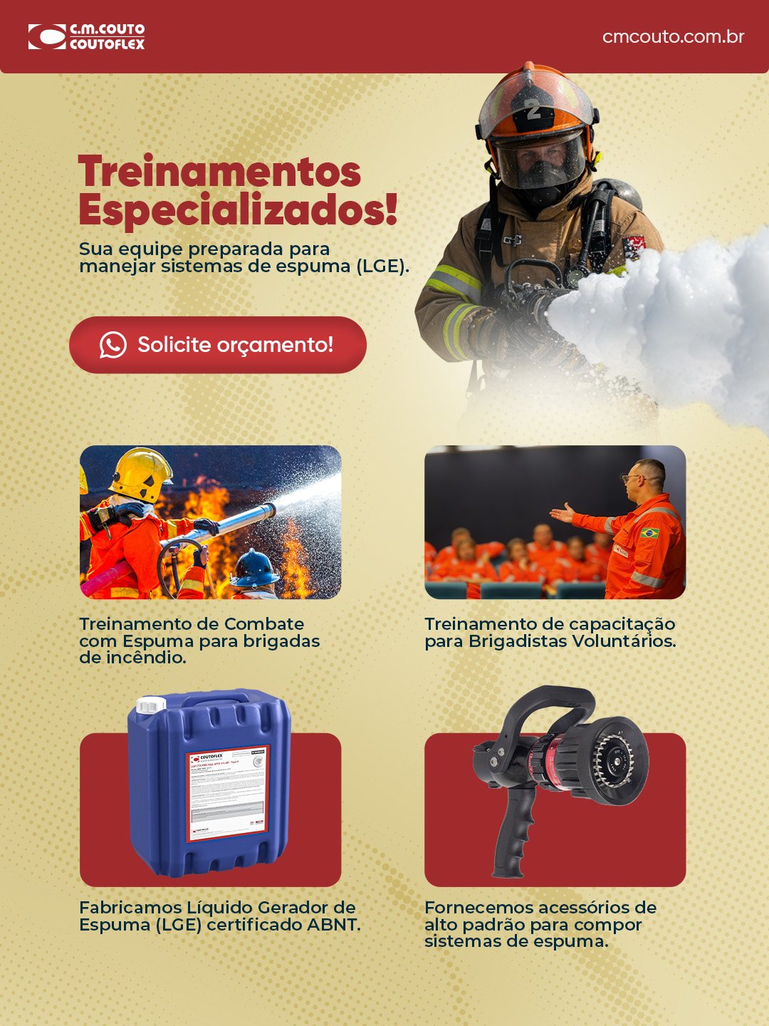 6 Servico Treinamentos Especializados Espuma