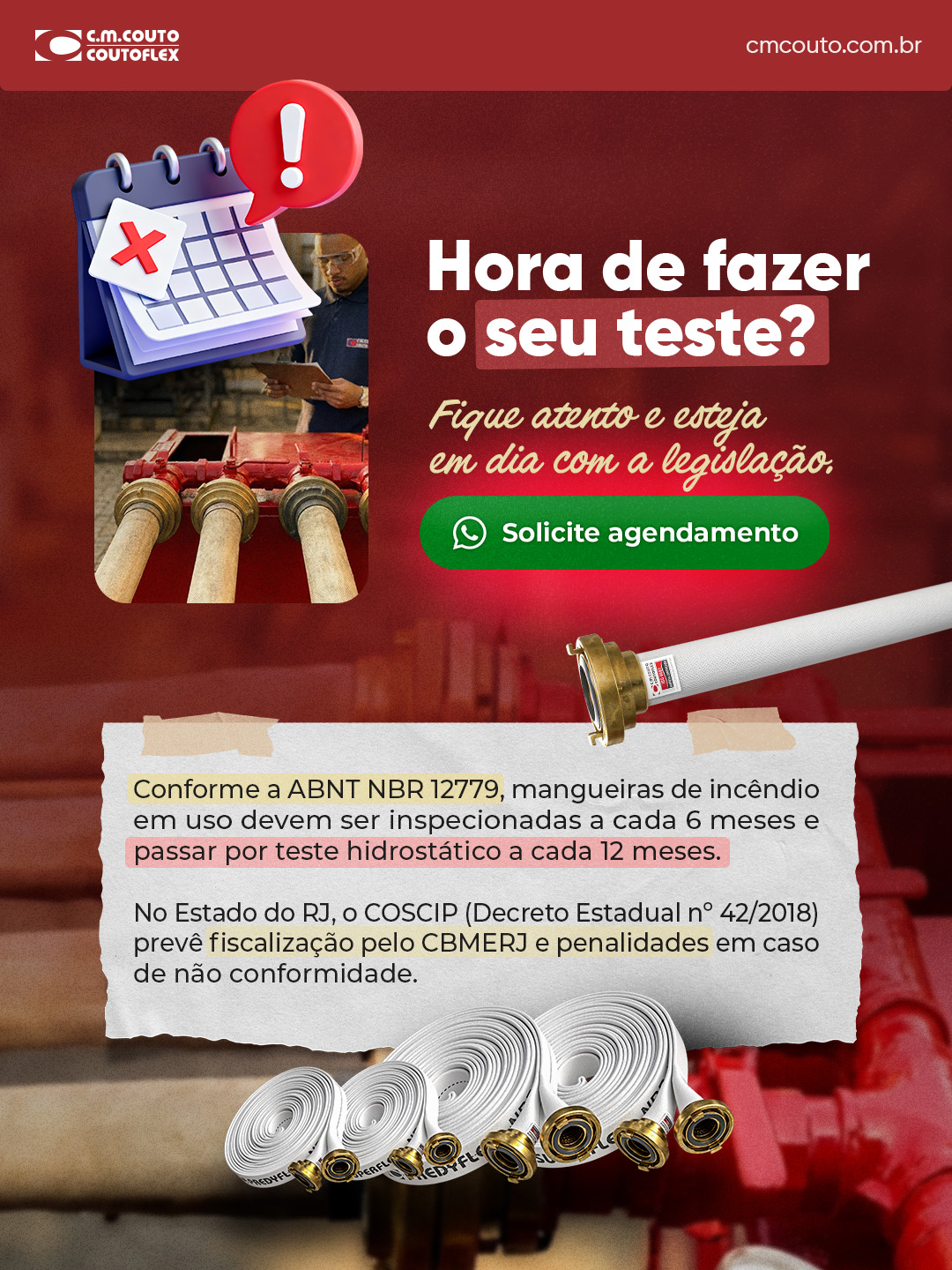 6b Servico Teste Mangueiras